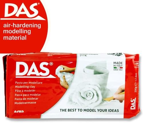 Das 1/2Kg White Air Hardening Modelling Clay