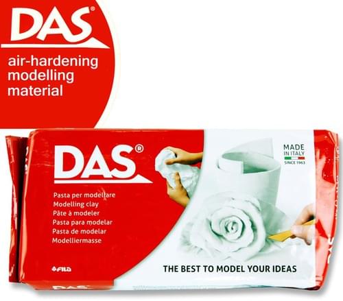 Das 1Kg White Air Hardening Modelling Clay