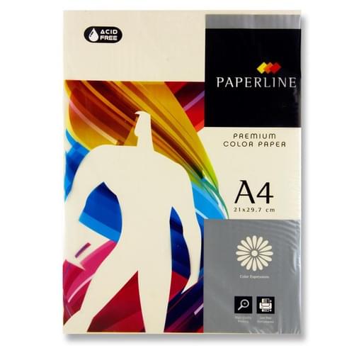Paperline A4 80Gsm Ream Colour Paper - Ivory