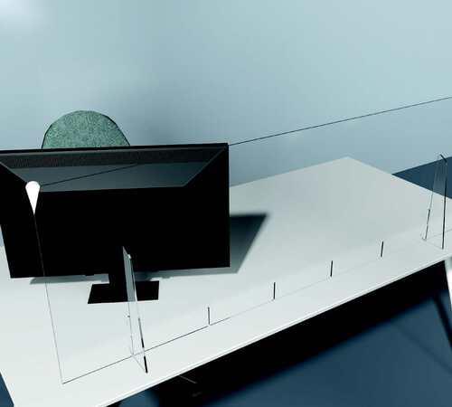 Office Sneeze Guards - Own Manufacturer - SG1 - McArdle Computer & Office Supplies