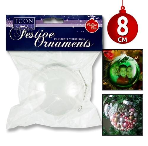 Icon Craft Festive Ornaments - 8Cm Bauble