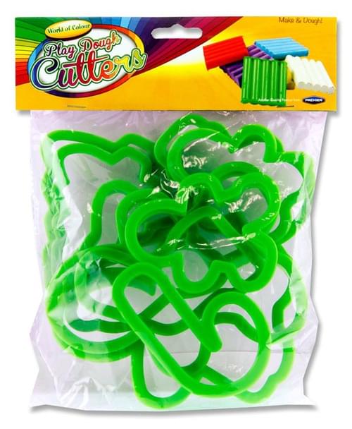 Woc Pack of 10 9-14Cm Play Dough Cutters - Christmas