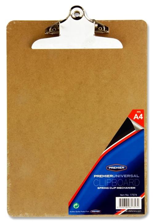 Premier Universal A4 Clip Board