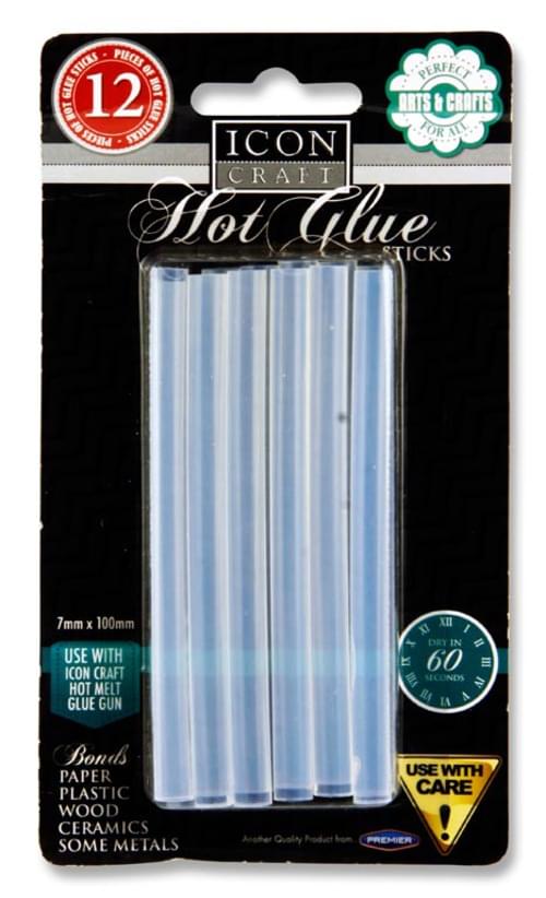 Icon Craft Card 12 7X100Mm Hot Melt Glue Sticks