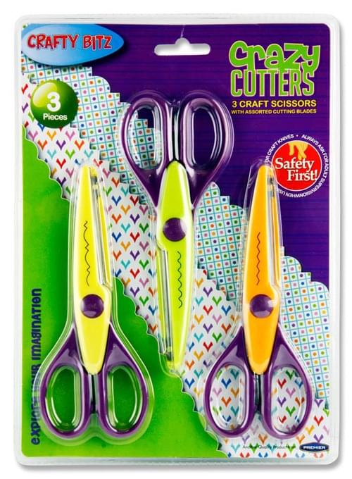 Crafty Bitz Card 3 Crazy Cutters Craft Scissors