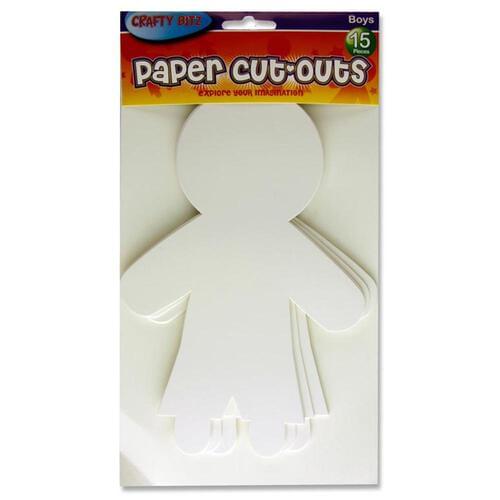 Crafty Bitz Pack of 15 Cutouts - Boys