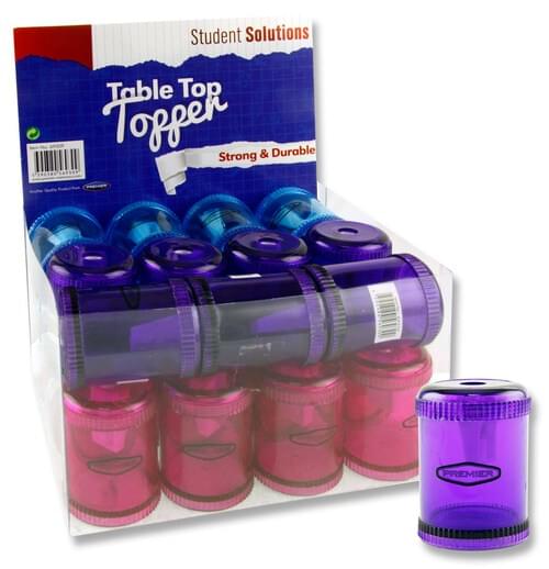 Student Solutions Single Hole Table Top Sharpener 3 Asst.