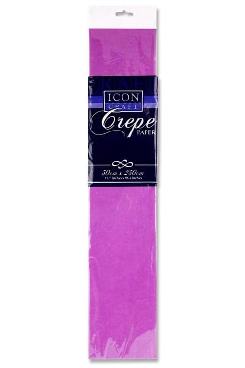 Icon Craft 50X250Cm 17Gsm Crepe Paper - Lilac