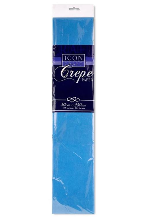 Icon Craft 50X250Cm 17Gsm Crepe Paper - Dark Blue
