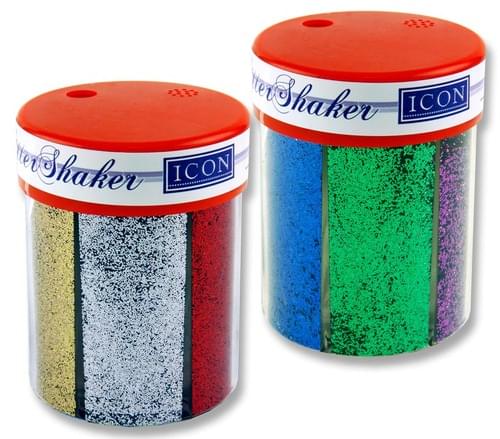 Icon 6 Part Glitter Shaker - Sparkling