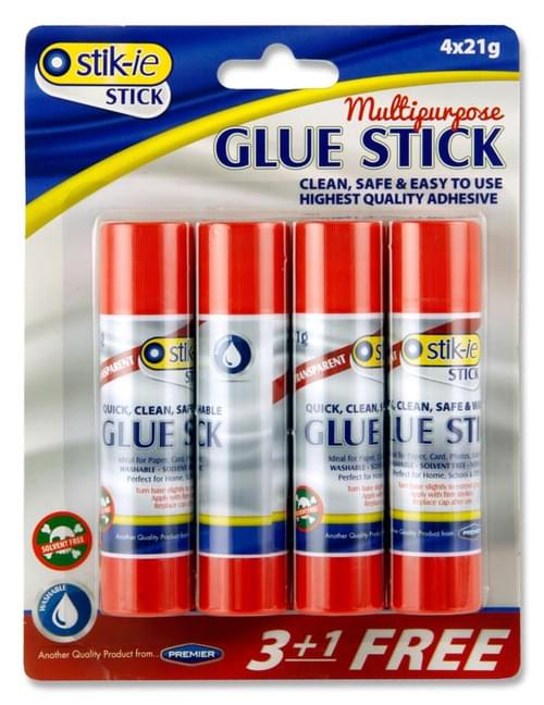 Stik-Ie Card 3+1 Free 21G Glue Sticks