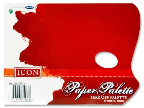 Icon 58Gsm Paper Palette Book 40 Sheets