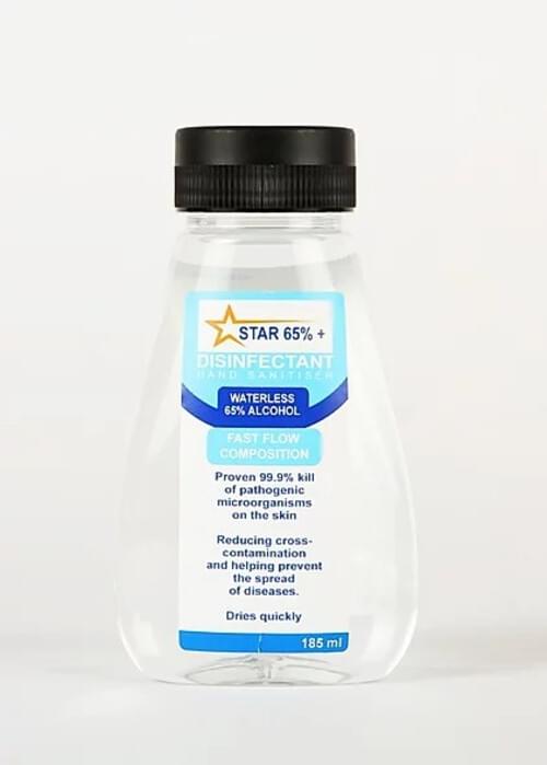 Hand Sanitiser 185ML Bottle - Star65