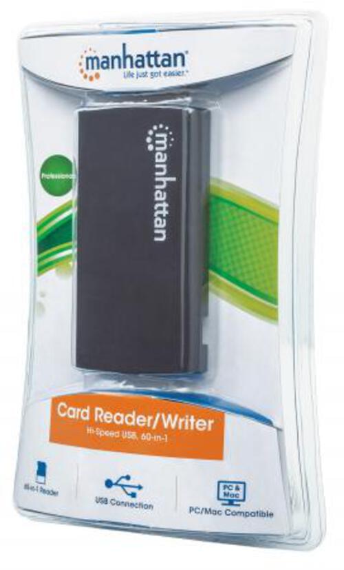 MH Card Reader USB 2.0 External 60 in 1 Black