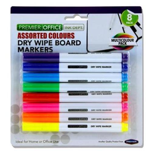 PREMIER OFFICE CARD 8 ASST WHITEBOARD MARKERS