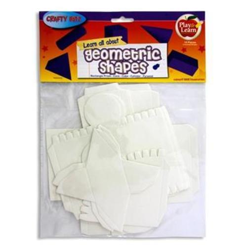 CRAFTY BITZ PKT.15 3D GEOMETRIC SHAPES