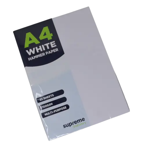 A4 White Paper - Hammer Finish - 150gsm - 25 Pack