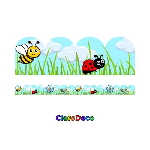 Scalloped Trimmer - "Vibrance" Happy Bugs (12m)