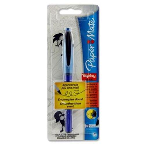 PAPERMATE REPLAY MAX ERASABLE PEN - BLUE