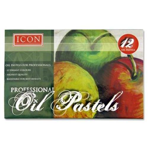 ICON BOX 12 PROFESSIONAL OIL PASTELS