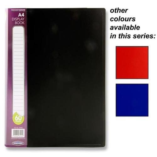PREMIER OFFICE A4 60 POCKET DISPLAY BOOK