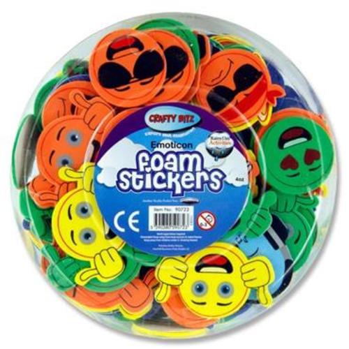 CRAFTY BITZ FOAM STICKERS - EMOTICON