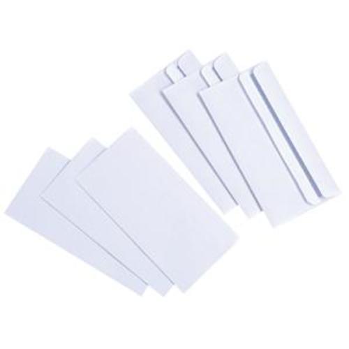 DL  Wallet Envelope White Press Seal 100GM (BOX of 500)