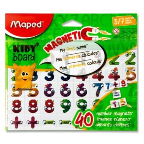 MAPED KIDY BOARD PKT.40 MAGNETIC NUMBERS