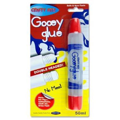 CRAFTY KIDZ DOUBLE HEADED 50ml GOOEY GLUE PEN