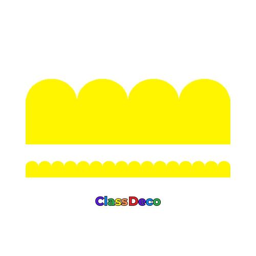 Scalloped Trimmer - "Vibrance" Yellow (12m)