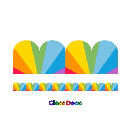 Scalloped Trimmer - "Vibrance" Colour Burst (12m)