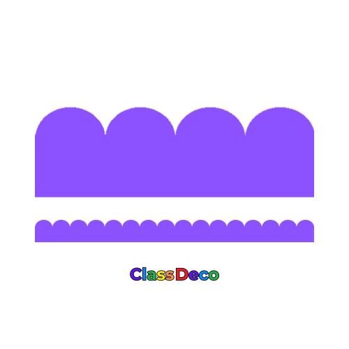 Scalloped Trimmer - "Vibrance" Purple (12m)