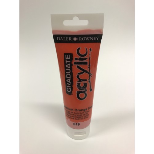 Daler-Rowney Orange Hue Graduate Acrylic 120ml