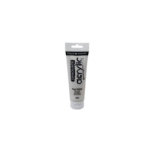 Daler-Rowney Pearl White Graduate Acrylic 120ml