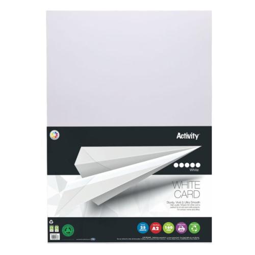 A2 White chartboard pk 100