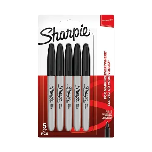 Sharpie 5 Pack Black