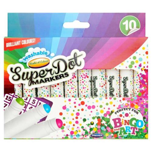 Super Dot Bingo Markers - Pack of 10