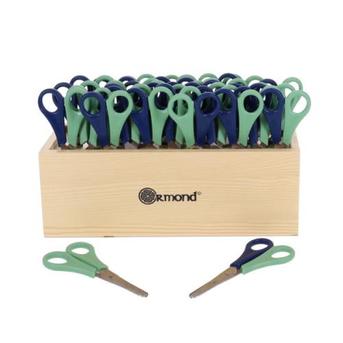 Ormond Class  Box of 32 School Scissors - Right And Left Handed