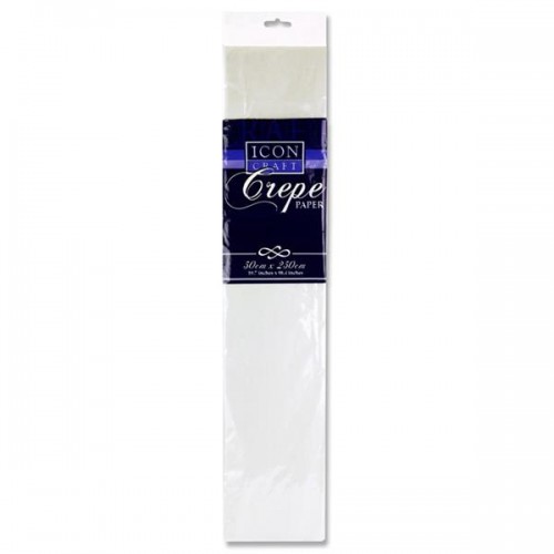 White Crepe paper