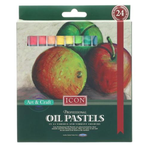 Icon Box 24 Professional Oil Pastels