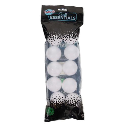 Crafty Bitz Pkt.10 Styrofoam Balls - 50mm