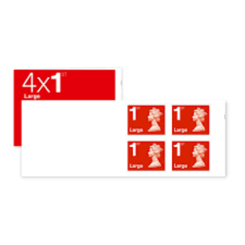 ROYAL MAIL UK FIRST CLASS LARGE LETTER POSTAGE STAMP 4