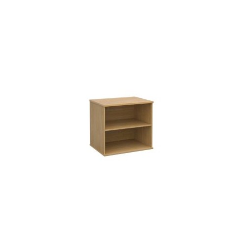 Deluxe desk high bookcase 600mm deep, oak, slight damage - ONE ONLY