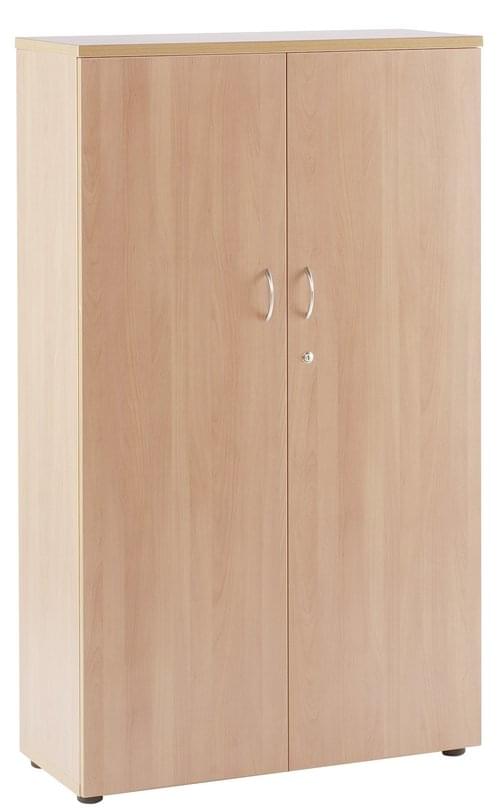 Alana 1600mm High Storage Cupboard Beech