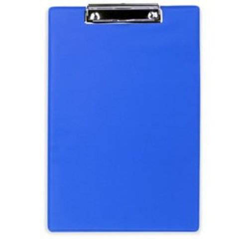 *Standard Office Clipboard Foolscap PVC with Pen Holder Blue*