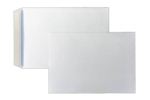 C4 324x229mm White 100gsm Opaqued Peel & Seal Pocket Envelopes 250 Pack