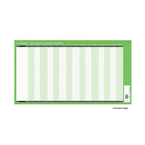 Office 2026 Holiday Planner Unmounted Landscape with Planner Kit 754x410mm