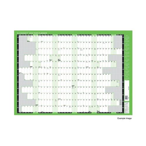 Office 2026 Year Planner UN-Mounted Landscape with Planner Kit 855x610mm