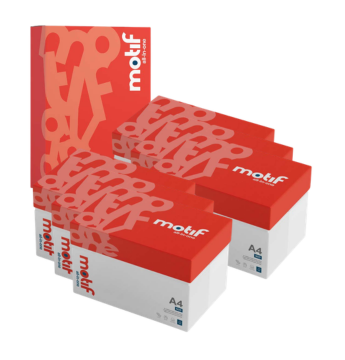 Motif A4 White All-in-One Paper 80gsm  5 Reams of 500 Sheets (2500 Sheets)