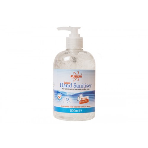Hand Sanitiser 500ml with alcohol (5 bottles)